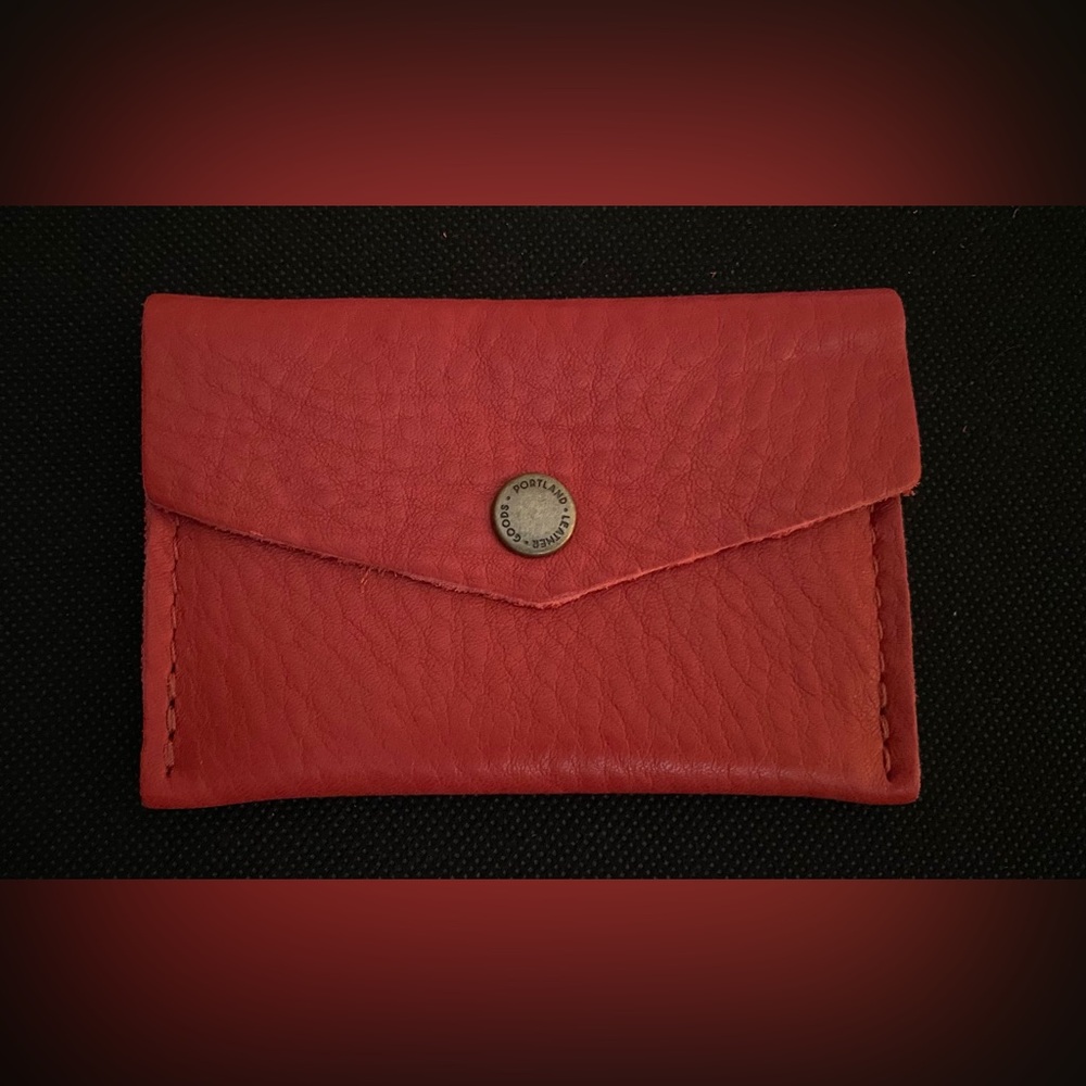 Portland Leather Goods Mini Envelope Wallet - Sugar.